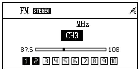 PROLINE CD 1505 WI - Écoute d'une station préselectionnée - 1