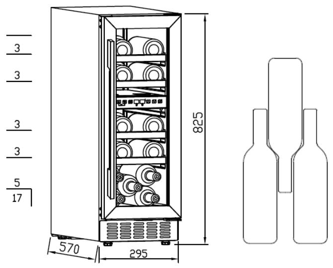 SCHNEIDER Cave_a_vin_encastrable_SCCVIS0172 - Stockage des bouteilles de vin - 1
