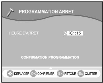 SAGEM ITD64FTAC - 7-12-1 Programmation arrêt - 2
