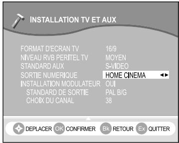 SAGEM ITD64FTAC - Parametrages avances - 2