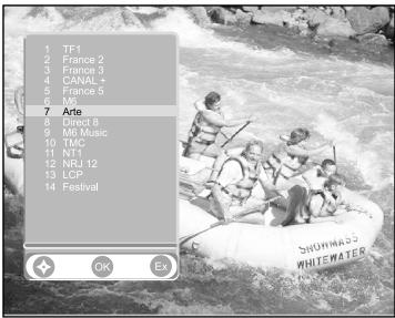 SAGEM ITD64FTAC - 7-4 LIST Des programmes de television - 1