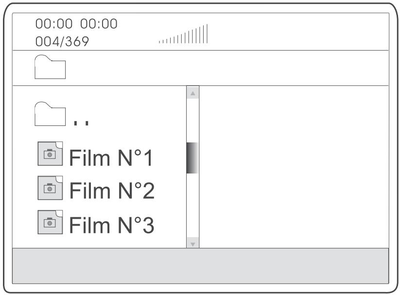 PEEKTON PK 6006 WHITE - Affichage pendant le lancement d'un divx - 1