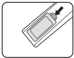 BENQ MS524 - Remplacement des piles de la télécommande - 1