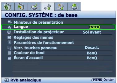 BENQ MS524 - Utilisation des menus - 5