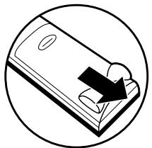 DENON DVD2500BT - Chargement des piles - 1