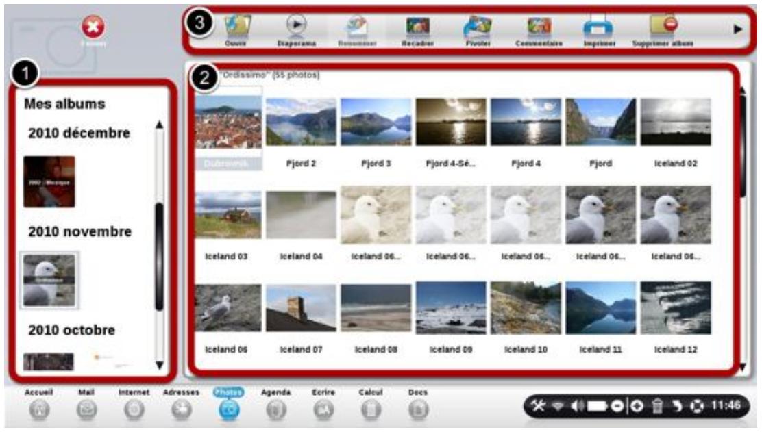 ORDISSIMO ORDi LUCiE 15.6/P3700 4GB SO0GB WiFi - Description de l'application "photos - 1