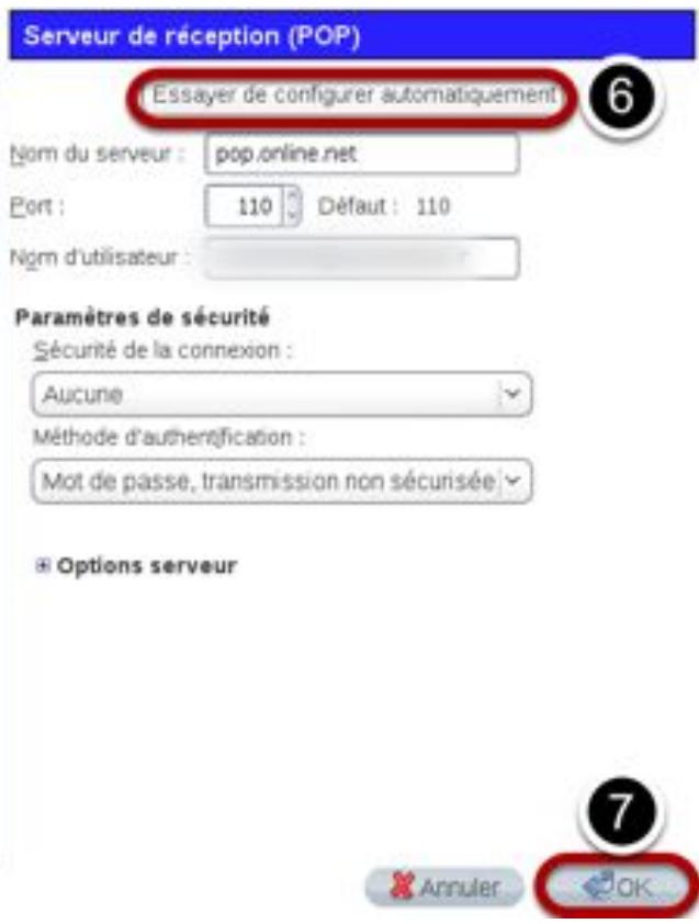 ORDISSIMO ORDi LUCiE 15.6/P3700 4GB SO0GB WiFi - Réglages serveur de réception entrant: POP - 2