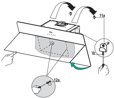 FABER CI1214 COCKTAIL 550 - Montage du corps de hotte - 1