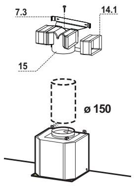 FABER CI1214 COCKTAIL 550 - SORTIE Air version filtrante - 1
