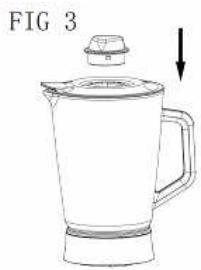 BRANDT KM 544 NOIR - Utilisation du Blender - 5