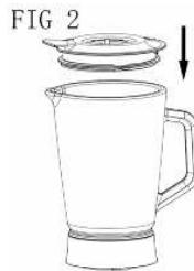 BRANDT KM 544 NOIR - Utilisation du Blender - 6