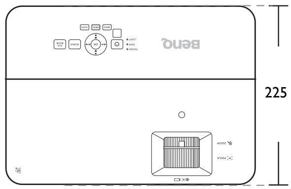 BENQ HCTH685I - Dimensions - 1