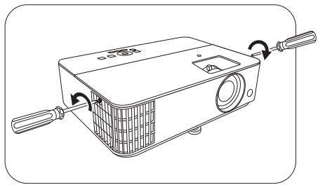 BENQ HCTH685I - Remplacement de la lampe (pour un technicien qualifié uniquement) - 2