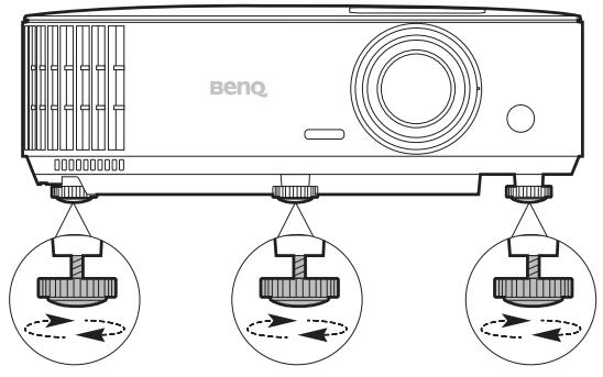 BENQ HCTH685I - Ajustement de l'angle de projection - 1