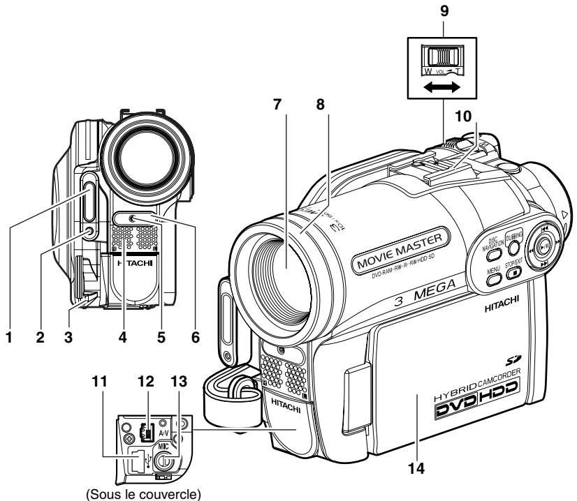HITACHI DZ-HS301E - Vérification des accessoires fournis - 1