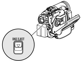HITACHI DZ-HS301E - Insertion et retrait d'un disque - 1