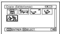 HITACHI DZ-HS301E - Selection de scénes enregistrées sur le DISQUE DUR et gravure (gravure scénes selectionnées) - 1