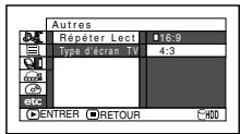 HITACHI DZ-HS301E - Affichage d'images GRAND écran sur un téléviseur 4:3 (type d'écran TV) - 1