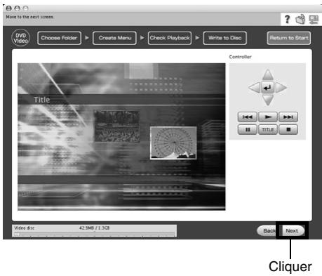 HITACHI DZ-HS301E - Désigner le dossier où le fichier vidéo doit être sauvegardé. - 3