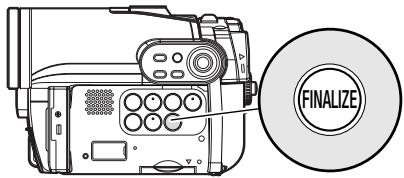 HITACHI DZ-HS301E - - Utilisation du bouton finalize pour clôturer un disque - 1