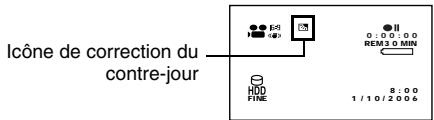 HITACHI DZ-HS301E - Correction du contre-jour - 2