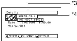 HITACHI DZ-HS301E - Affichage d'informations à l'aide du MENU (details) - 2