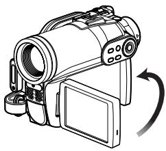 HITACHI DZ-HS301E - Prise de VUE de SUJETS sombres avec l'éclairage de l'écran à cristaux liquides - 1