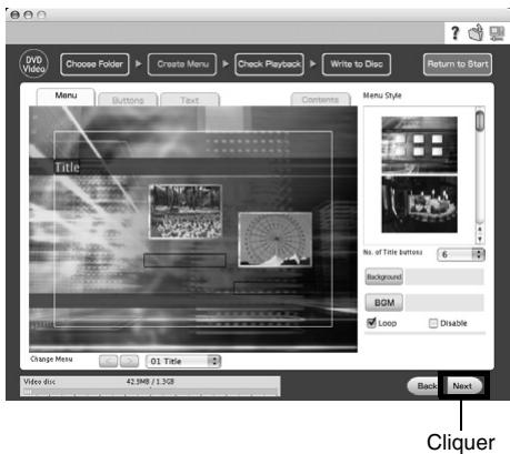 HITACHI DZ-HS301E - Désigner le dossier où le fichier vidéo doit être sauvegardé. - 2