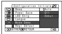 HITACHI DZ-HS301E - Changement du réglage de la demonstration - 1