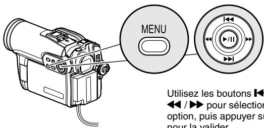 HITACHI DZ-HS301E - Réglage de la date et de l'heure - 1