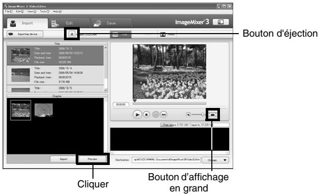 HITACHI DZ-HS301E - Visionnage d'images enregistrées sur le DISQUE dur/un DISQUE avec un ordinateur - 3