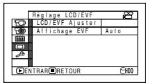 HITACHI DZ-HS301E - Réglage lcd/evf - 1