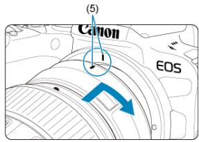 CANON EOS R10 - Fixez la bague d'adaptation sur l'appareil photo. - 1
