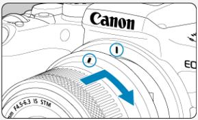 CANON EOS R10 - Fixez l'objectif (2) - 1