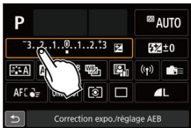 CANON EOS R10 - Exemple d'écran (contrôle rapide) - 2