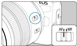 CANON EOS R10 - Régalez le mode de mise au point sur (<af>). - 3