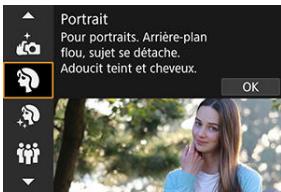 CANON EOS R10 - Sélectionnez un mode de prise de vue. - 1