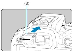 CANON EOS R10 - Fixation du cache-griffe - 1