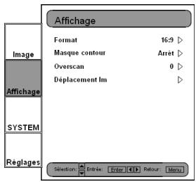 OPTOMAR HD81 - Commandes utilisées - 3