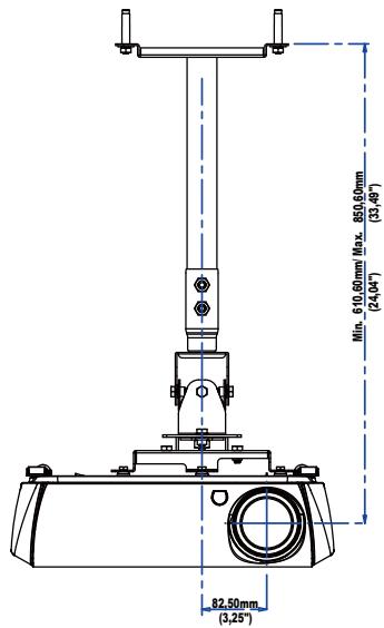 OPTOMAR HD81 - Installation au plafond - 4