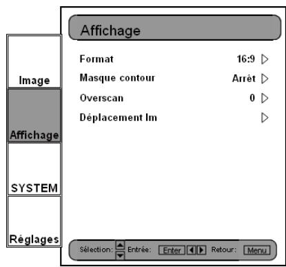OPTOMAR HD81 - Commandes utilisées - 4