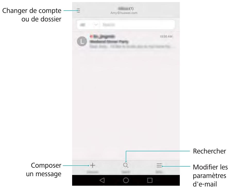 HONOR 6C GOLD4321049 - Ajouter un compte de messagerie personnel - 1