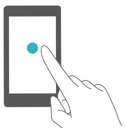 HONOR 6C GOLD4321049 - Mouvements sur l'écran tactile - 1