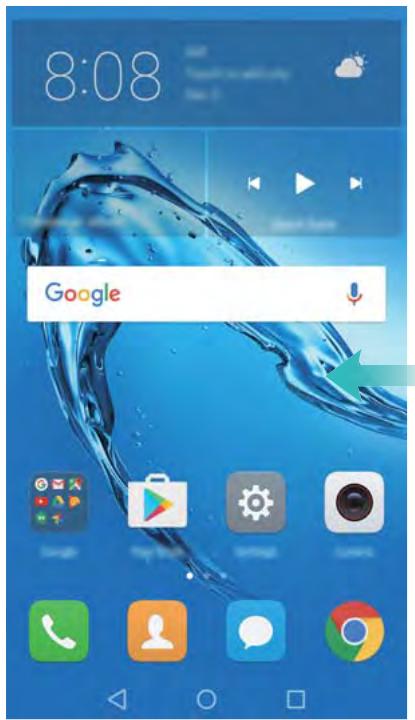 HONOR 6C GOLD4321049 - Passage d'un écran d'accueil à l'autre - 1