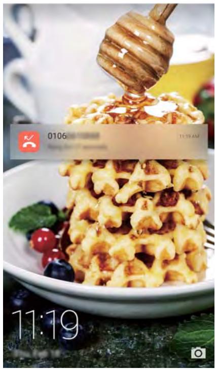 HONOR 6C GOLD4321049 - Afficher les notifications sur l'écran de verrouillage - 1