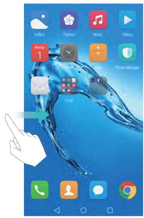 HONOR 6C GOLD4321049 - Passage d'un écran d'accueil à l'autre - 2