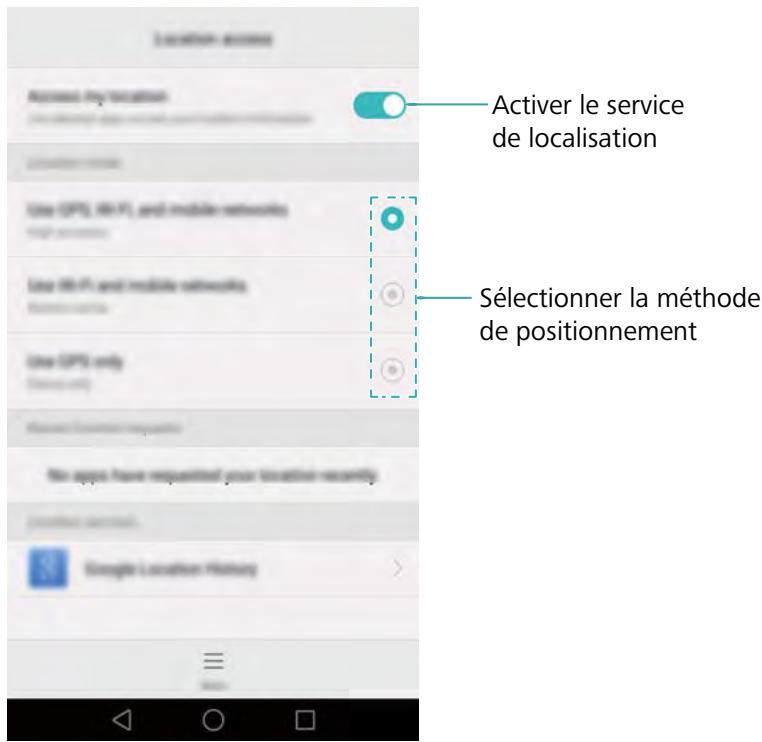 HONOR 6C GOLD4321049 - Activier le service de localisation - 1