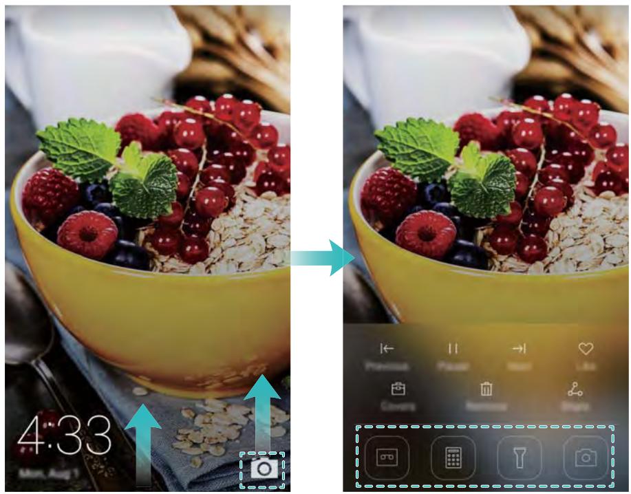 HONOR 6C GOLD4321049 - Ouvrir des applications depuis l'écran de verrouillage - 1