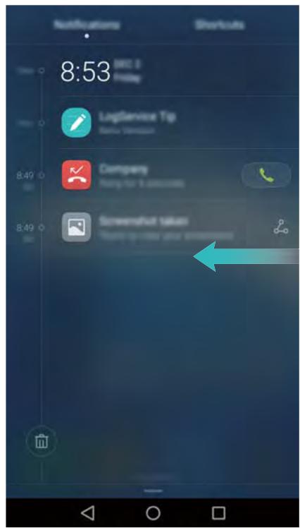 HONOR 6C GOLD4321049 - Panneau de notification - 1