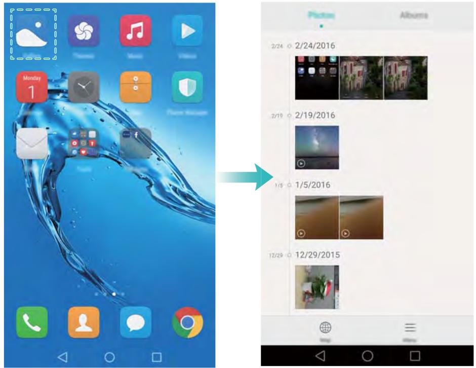 HONOR 6C GOLD4321049 - Ouvrir une application depuis l'écran d'accueil - 1